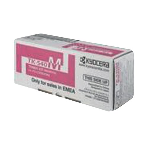 Kyocera TK-540M Magenta Toner Cartridge 1T02HLBEU0