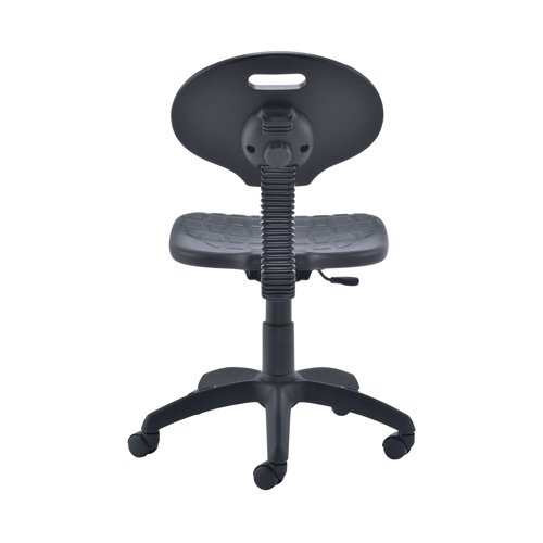 Jemini Factory Chair 570x280x610mm Polyurethane Black KF00197 - VOW - KF00197 - McArdle Computer and Office Supplies