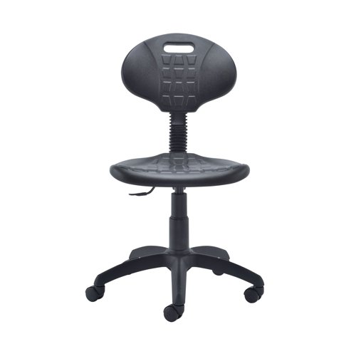 Jemini Factory Chair 570x280x610mm Polyurethane Black KF00197 - KF00197
