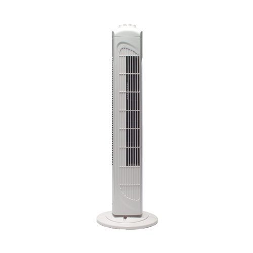 Tower Fan Oscillating 3-Speed H762mm White