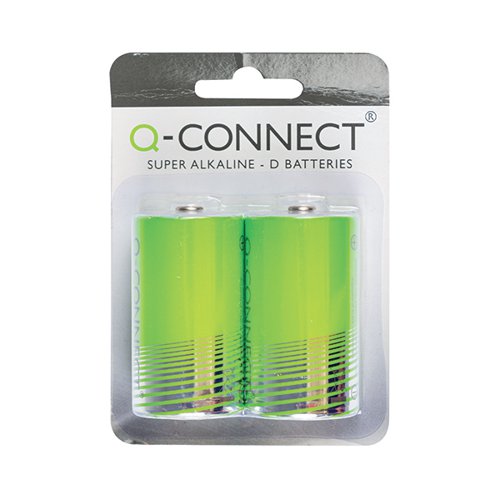 Q-Connect D Battery (Pack of 2) KF00491 | KF00491 | VOW
