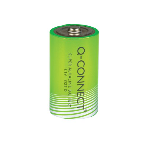 Q-Connect D Battery (Pack of 2) KF00491 Disposable Batteries KF00491