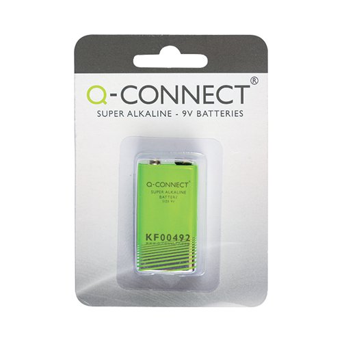 Q-Connect 9V Alkaline Battery KF00492 | KF00492 | VOW