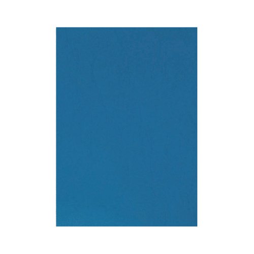 Q-Connect A4 Blue Leathergrain Comb Binder Cover (Pack of 100) KF00500 VOW