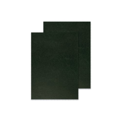 Q-Connect A4 Black Leathergrain Comb Binder Cover (Pack of 100) KF00501 - KF00501