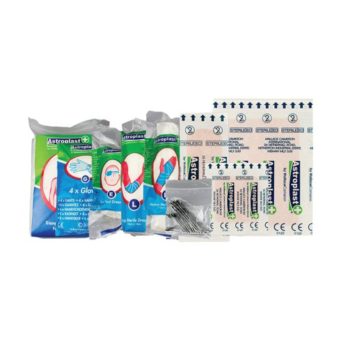 KF00577 Q-Connect 50 Person Wall-Mountable First Aid Kit 1002453