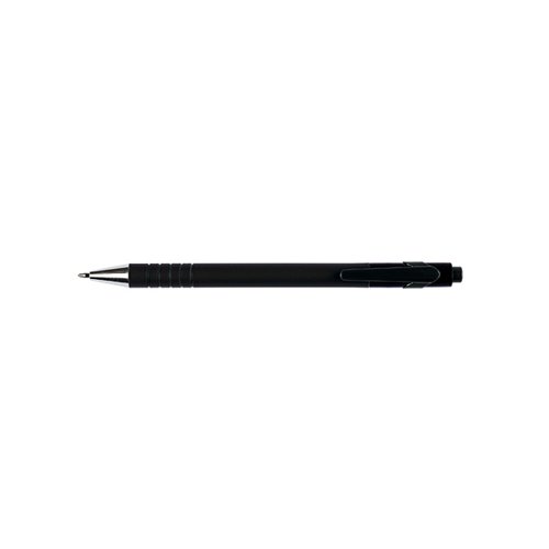 Q-Connect Lamda Ballpoint Pen Medium Black Pack 12 KF00672