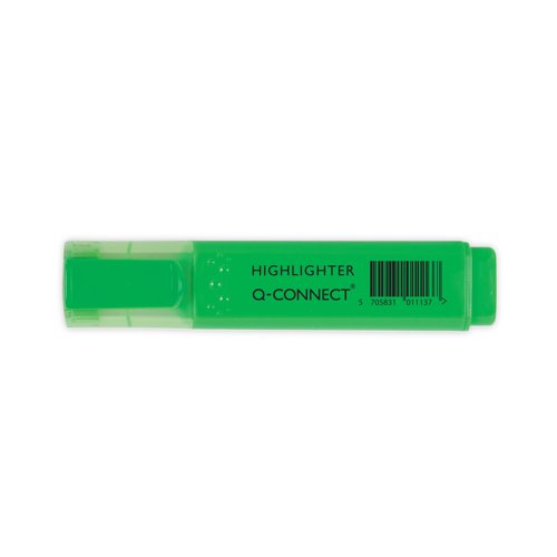 Q-Connect Green Highlighter Pen (Pack of 10) KF01113 | KF01113 | VOW