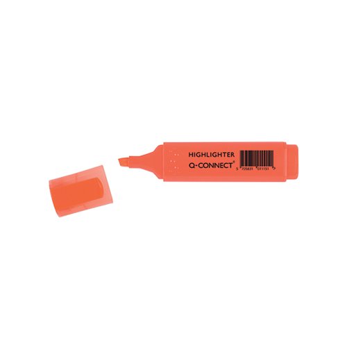 Q-Connect Orange Highlighter Pen (Pack of 10) KF01115 Highlighters KF01115