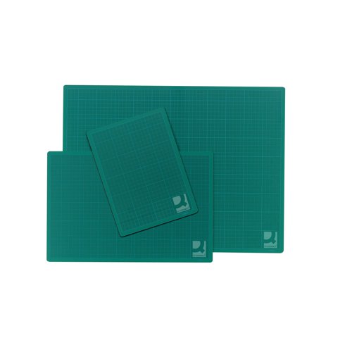 Q-Connect Cutting Mat Non-Slip PVC A2 Green KF01137 - KF01137