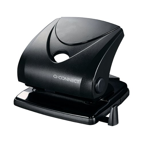Q-Connect Standard Duty Hole Punch Black
