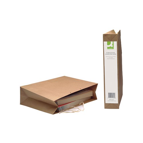 Q-Connect Manilla Computer Paper Storage Bag (Pack of 25) KF01392 Storage Bags KF01392