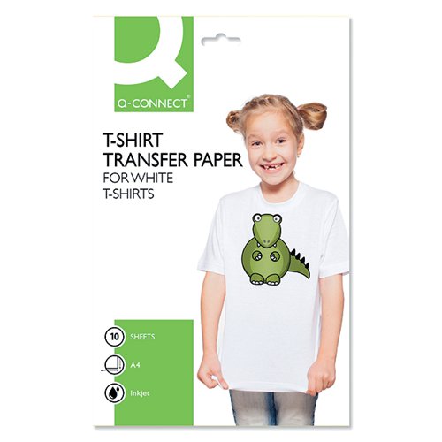 Q-Connect T Shirt Transfer Paper Pack of 10 KF01430