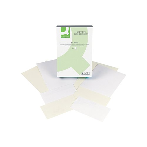 Q-Connect Laid Antique Vellum A4 Business Paper 100gsm (Pack of 500) KF01436