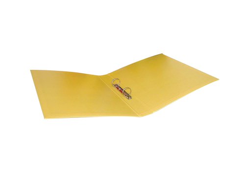 KF01472 Q-Connect 25mm 2 Ring Binder Polypropylene A4 Yellow (Pack of 10) KF01472