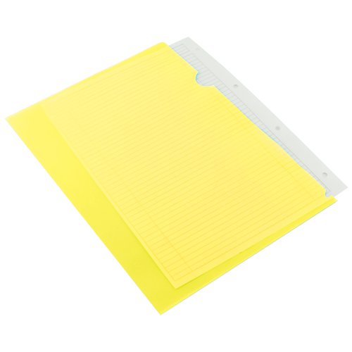 KF01487 | These handy 120 micron Q-Connect cut flush folders feature an open top and side with an easy access thumb cut out. The A4 folders are ideal for filing unpunched papers or collating reports, projects and more. This pack contains 100 yellow cut flush folders.