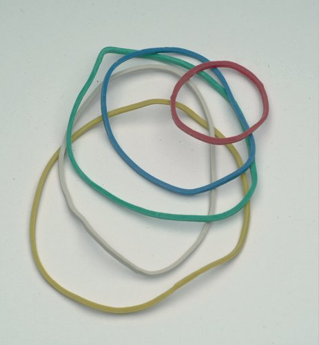 Q-Connect Rubber Bands Assorted Sizes Coloured 15g (Pack of 10) KF02032Q KF02032Q