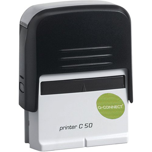 Q-Connect Voucher for Custom Self-Inking Stamp 72 x 33mm KF02114 Bespoke Stamps KF02114
