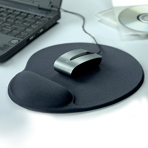 This Q-Connect mouse mat features a soft gel padding and a Lycra cover, which is designed to conform to the wrist. The mouse mat also features a non-slip backing for improved comfort and support during extended keyboard use. This pack contains 1 gel mouse mat in grey.