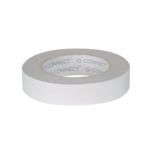 Q-Connect Double Sided Tissue Tape 25mmx33m (Pack of 6) KF02221 - VOW - KF02221 - McArdle Computer and Office Supplies
