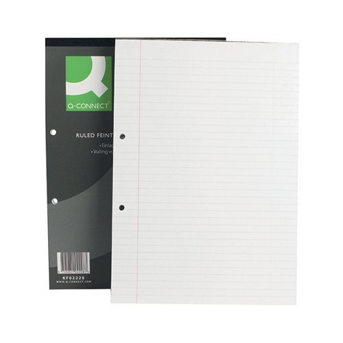 Pack Of 5 Pads Q Connect A4 Refill Pad Quadrille 5mm Squared Paper 33 80 Sheets Punched Holes