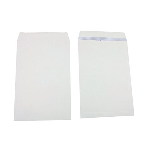 Q-Connect Pocket Envelopes B4 353x250mm White Self-Seal 100gsm Pack of 250 KF02896