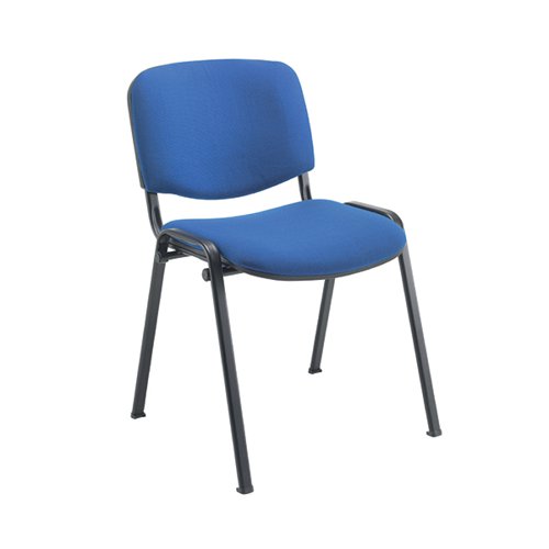 Jemini Ultra Multi-Purpose Stacking Chair Black Legs/Blue KF03343