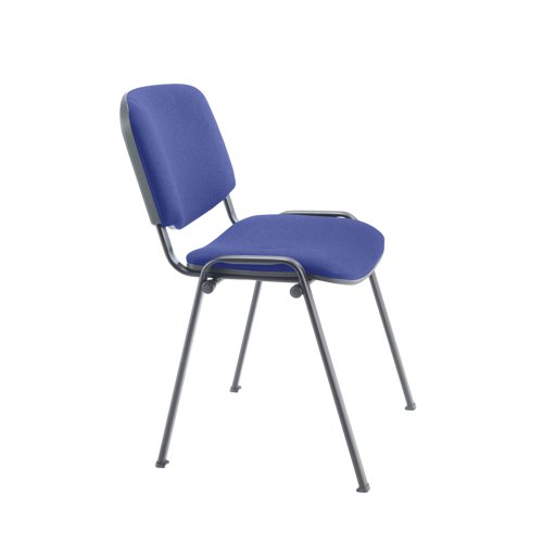 Jemini Ultra Multipurpose Stacking Chair 532x585x805mm Blue/Black KF03343 - KF03343