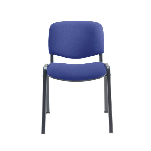 Jemini Ultra Multipurpose Stacking Chair 532x585x805mm Blue/Black KF03343 KF03343