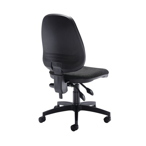 Arista Aire High Back Operator Chair 700x700x970-1100mm Charcoal KF03457 - VOW - KF03457 - McArdle Computer and Office Supplies