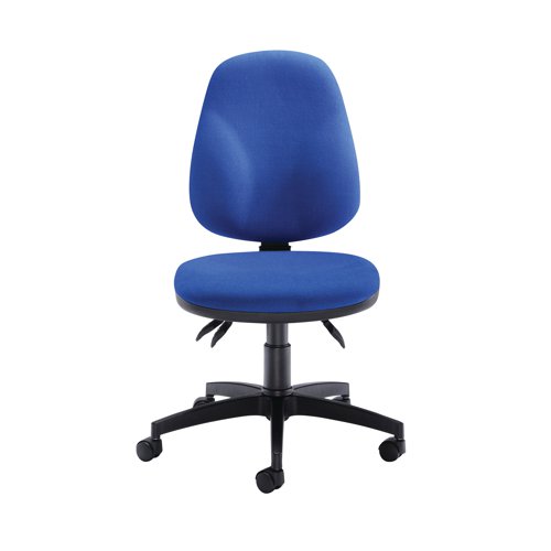 Arista Aire Deluxe High Back Chair 700x700x970-1100mm Blue KF03460 VOW