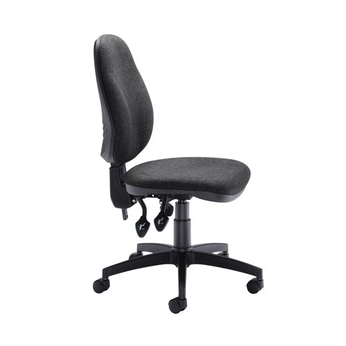 KF03461 Arista Aire Deluxe High Back Chair 700x700x970-1100mm Charcoal KF03461