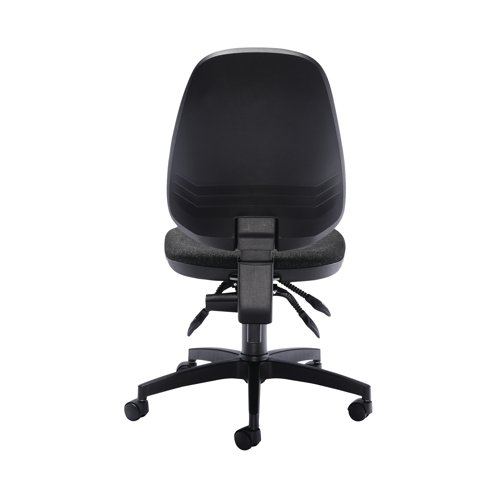 Arista Aire Deluxe High Back Chair 700x700x970-1100mm Charcoal KF03461 - VOW - KF03461 - McArdle Computer and Office Supplies