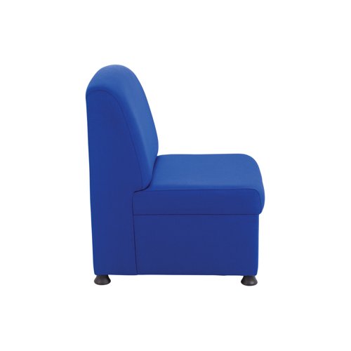 KF03489 | The Arista Modular Reception Chair is a compact, comfortable and chic solution to your reception seating needs. Each chair is fully upholstered in blue giving a professional finish and is cushioned to prevent discomfort. The fabric has been tested to ensure that it is flame retardant and complies with BS7176 Medium hazard.