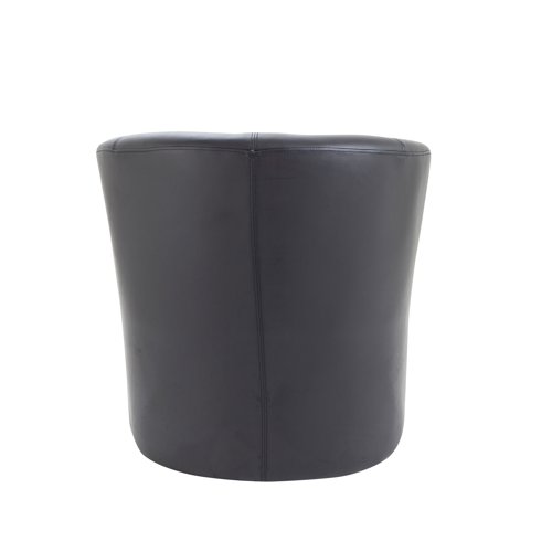 Avior Vinyl Tub Chair 735x615x770mm Black KF03527 KF03527