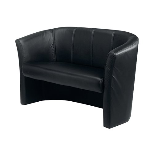 Jemini Tub Chair 2 Seat Black KF03528