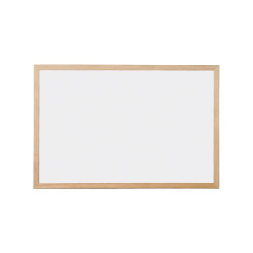 Q-Connect Wooden Frame Whiteboard 600x400mm KF03570 KF03570
