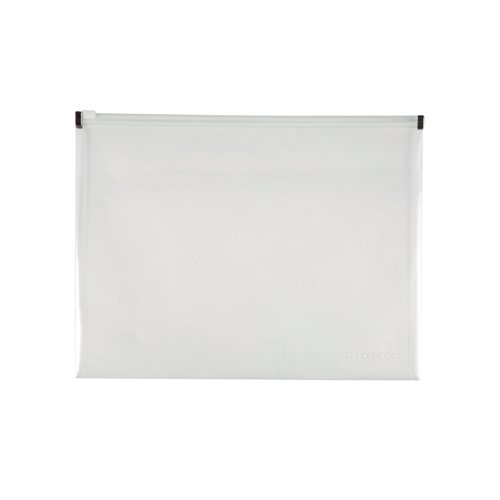 Q-Connect Document Zip Wallet A4 Transparent (Pack of 10) KF03668 - VOW - KF03668 - McArdle Computer and Office Supplies