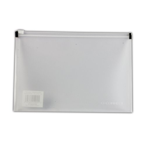 Q-Connect Document Zip Wallet A5 Transparent (Pack of 10) KF03672 - VOW - KF03672 - McArdle Computer and Office Supplies