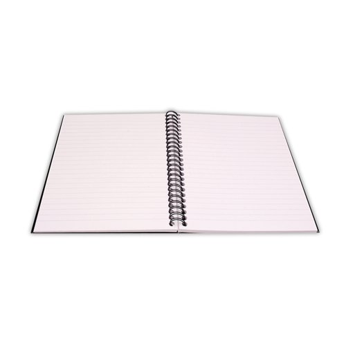 Q-Connect Hardback Casebound Notebook A5 Black (Pack of 3) KF03726 - VOW - KF03726 - McArdle Computer and Office Supplies
