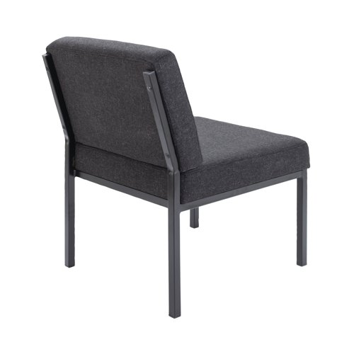 Jemini Reception Chair 520x670x800mm Charcoal KF04010 VOW
