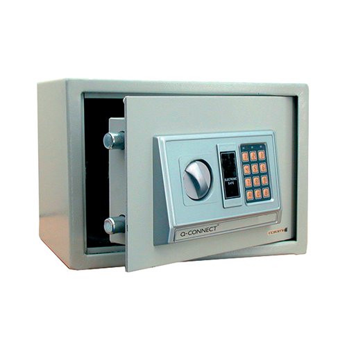 Q-Connect Electronic Safe 10 Litre H200xW310xD200mm KF04390