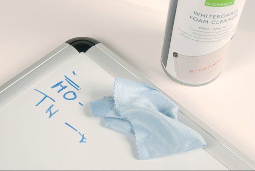 Q-Connect Whiteboard Surface Foam Cleaner (Not to be used on Screens) KF04504 Drywipe Board Accessories KF04504
