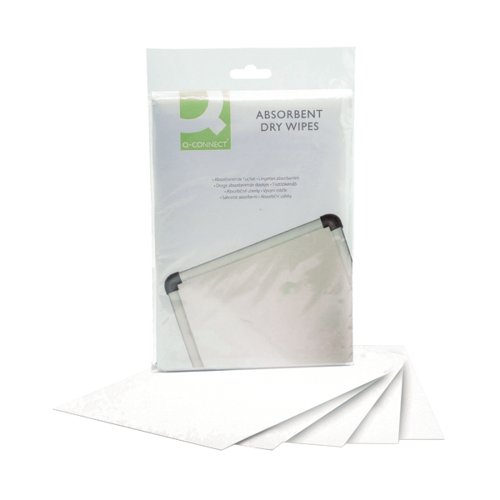 Q-Connect Lint-Free Absorbent Wipes Pack of 20 KF04506