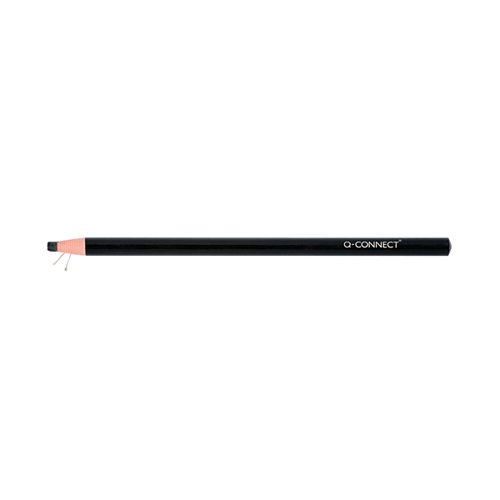 Q-Connect China Pencil Black (Pack of 12) KF04823 Wax Pencils & Crayons KF04823