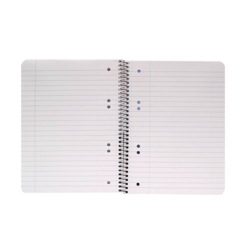 Q-Connect Spiral Bound Polypropylene Notebook 160 Pages A5 Red (Pack of 5) KF10035 VOW