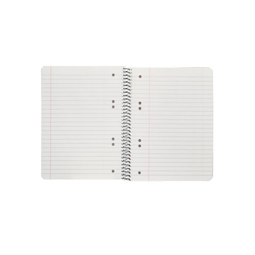 Q-Connect Ruled Margin Spiral Soft Cover Notebook 160 Pages A5 (Pack of 5) KF10039