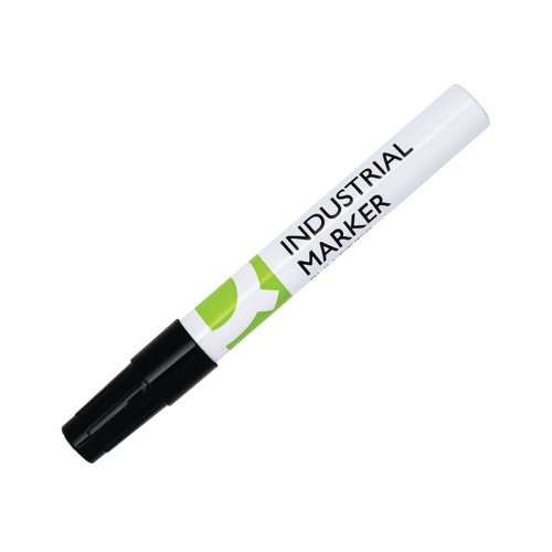 This industrial marker is designed to deliver waterproof ink on any surface. Featuring a strong 4mm bullet tip for coverage and a line width of 2-3mm. Supplied in a pack of 10 black markers.