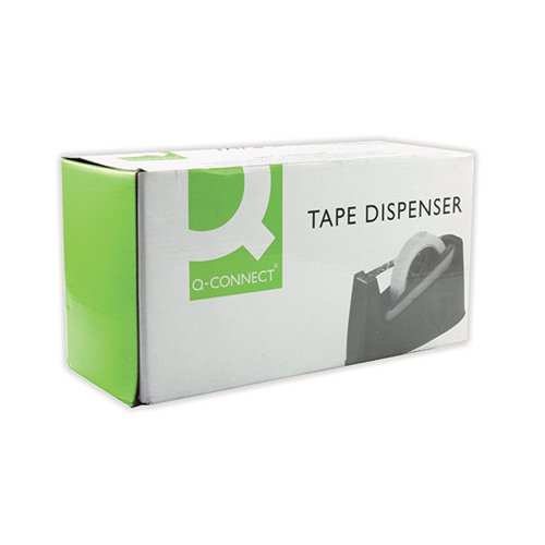Q-Connect Desk Tape Dispenser for 33 and 66 Metre Tapes Black 11010