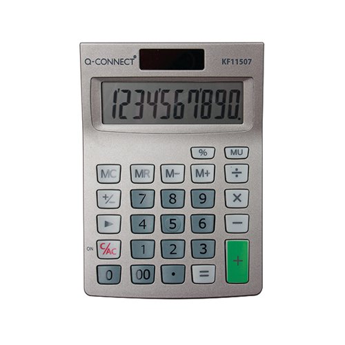 Q-Connect Semi-Desktop 10-Digit Calculator KF11057